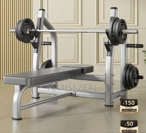 Durable Olympic Bench With 7ft Olympic Rod and 50kg Olympic Plate