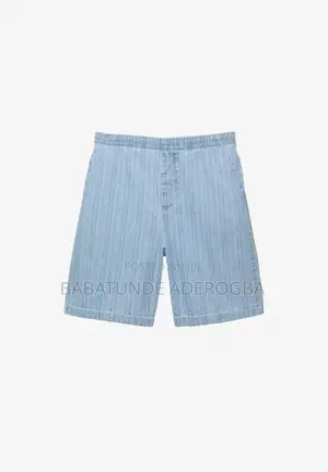 Pull Bear Baggy Denim Bermuda Short
