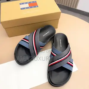 Tommy Hilfiger Luxury Designer Men's Slippers