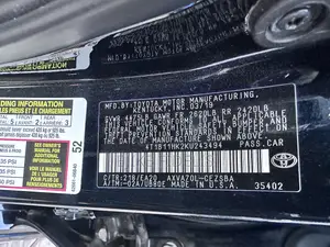 Toyota Camry SE (2.5L 4cyl 8A) 2019 Black