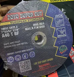 Zoyo Super Cut European Standard Cutting Disc 7”