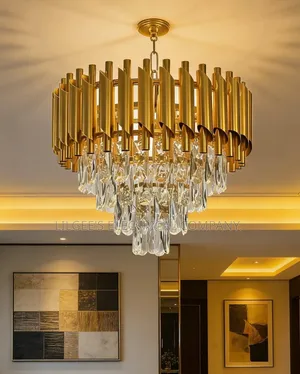 Gold Body Crystal Chandelier (500mm)