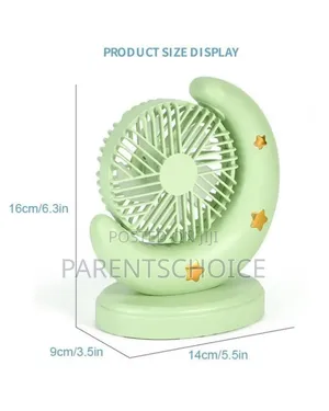 Usb Desk Fan With Moon Shape