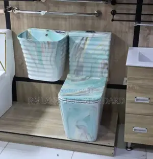 Luxury Set of Water Closet With Suspended Wash Hand Basin