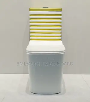 Zebra Gold Water Closet Set With Suspended Wash Hand Basin