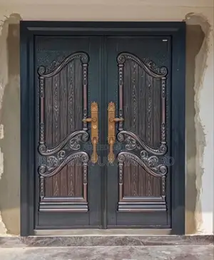 5ft German Cast Modern Security Copper Door