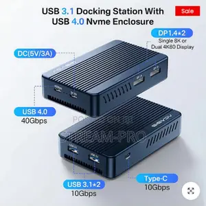 Acasis 6-in-1 40gbps Ssd Case Dock Compatible With Thunderbolt 4/3