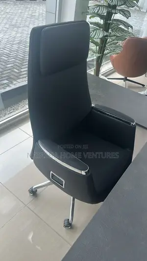 Premium High-Back Executive Leather Chair