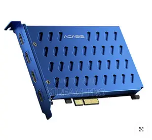 Acasis 4 Hdmi Pcie Video Capture Card 1080p 60fps With Built-in Fan