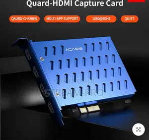 Acasis 4 Hdmi Pcie Video Capture Card 1080p 60fps With Built-in Fan
