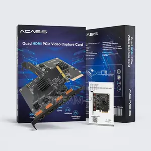 Acasis Hdmi Pcie X4 Video Capture Card Stream And Record In 1080p60