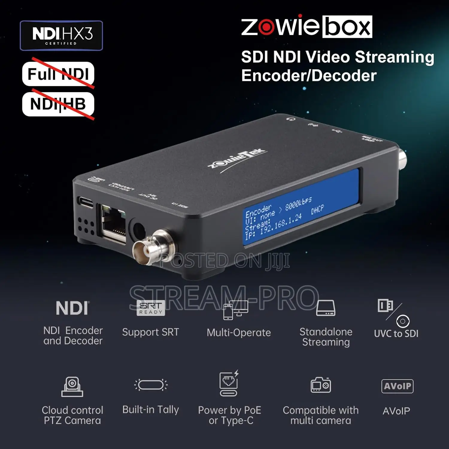 Sdi Ndi Video Encoder Decoder
