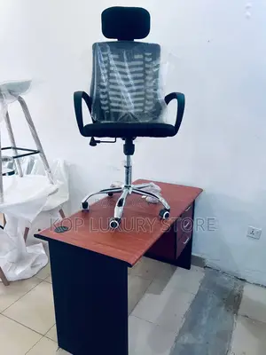 A Set of Office Table and Chair
