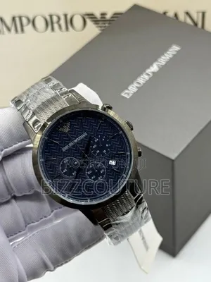 Original Emporio Armani Renato Stainless Steel Watch Available Instore