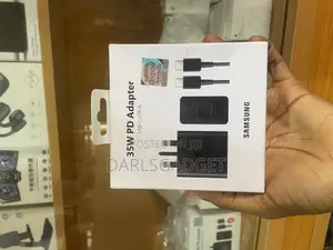 Samsung 35w Super Fast Charger (Usb-C Usb-A) – Dual Port Pd Adapter