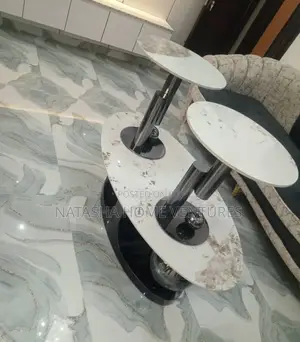 3-Tier Marble Side/Display Table