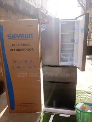 Skyrun 330hc Double Door Fridge – Factory Sealed