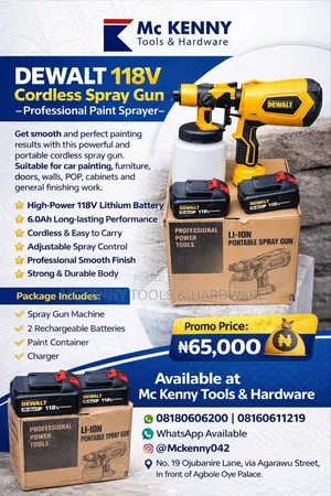 Dewalt Hand Cordless Sprayer Machine 118v