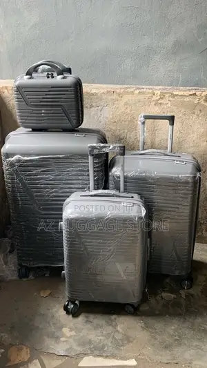 Set of 4 Quality Rubber Arch Color Luggage Box
