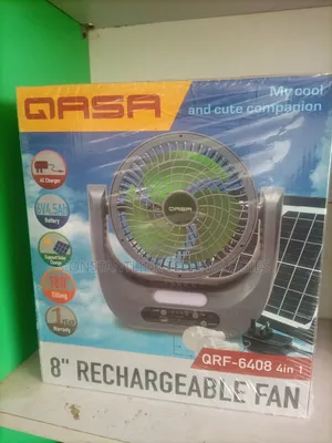 Qasa Rechargeable Fan QRF-6408 4in1