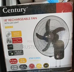 Century Rechargeable 18" Fan