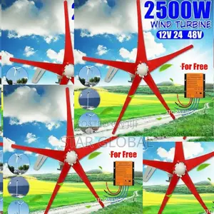 High-Efficiency 2500w 48v Wind Turbine Power Generation for Your Home