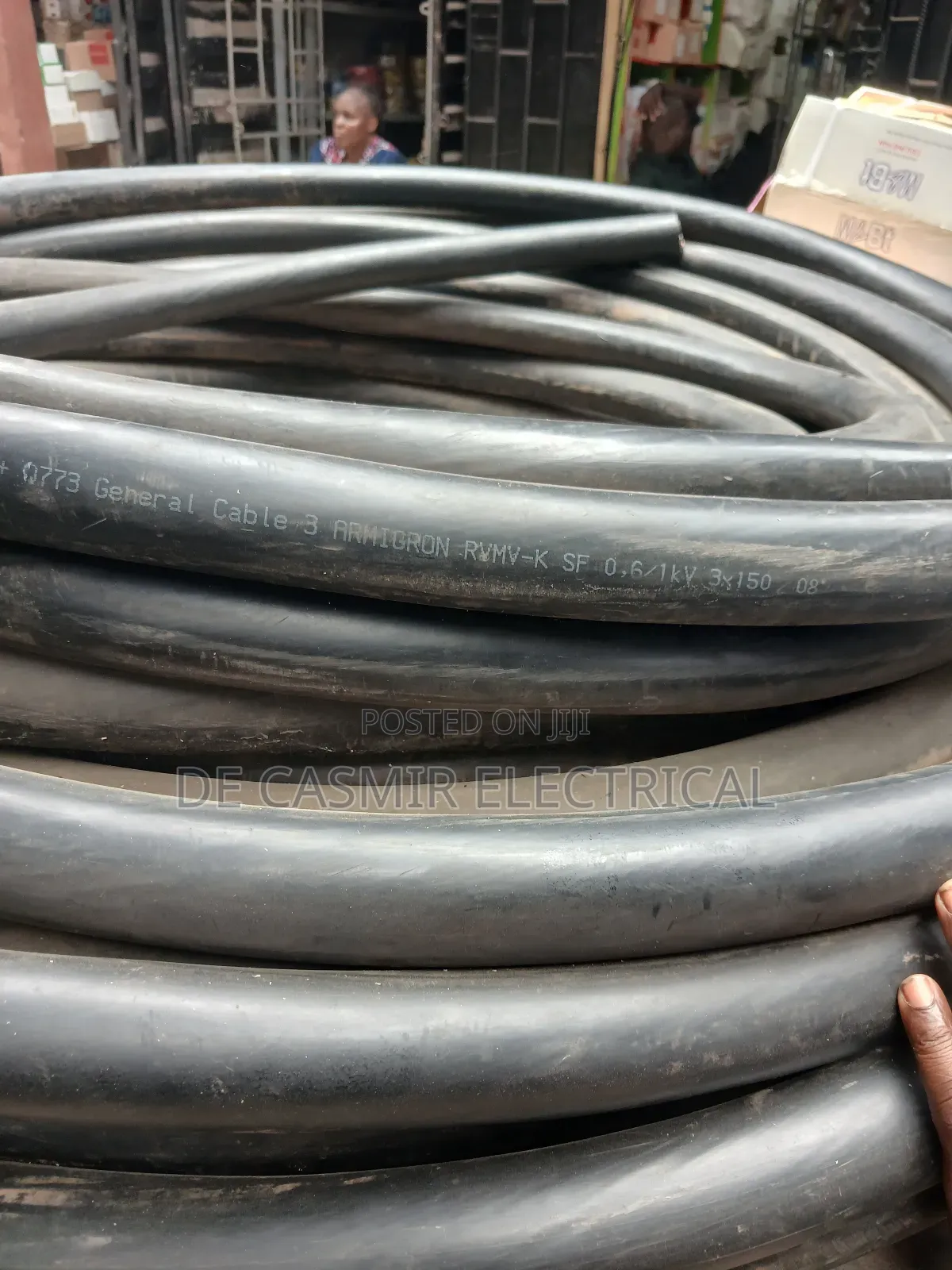 3x150mm2 Armoured Flex Cable