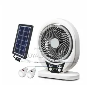 Long Lasting Sonik Rechargeable Table Fan and Solar Panel