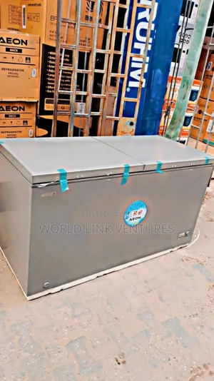 Aeon Chest Freezer Double Door With Key Lock And Company Warranty.
