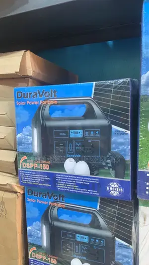 Duravolt 150w Portable Solar Generator With Panel+ 2 Free Led Bulbs