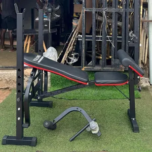Multi-Purpose Adjustable Weight Lifting Bench Press Set.