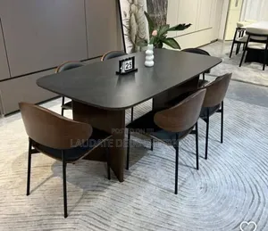 New Imported Contemporary 6 Seaters Marble Top Dining Table