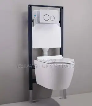 Original White Wall Hung Water Closet With Tank