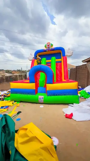 Bouncing Castle With Double Children Slides