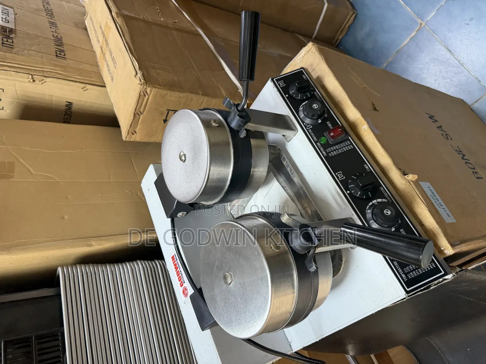 Big Hole Double Waffle Maker