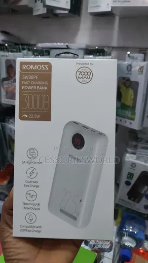 Romoss Sw30pf 30,000mah Fast Charging Power Bank