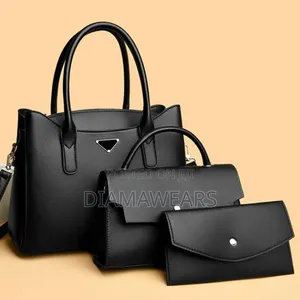 Black 3 in Ladies Tredy Stylish Hand Bag