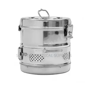 Stainless Steel Sterilizing Drum for Reliable Infection Control