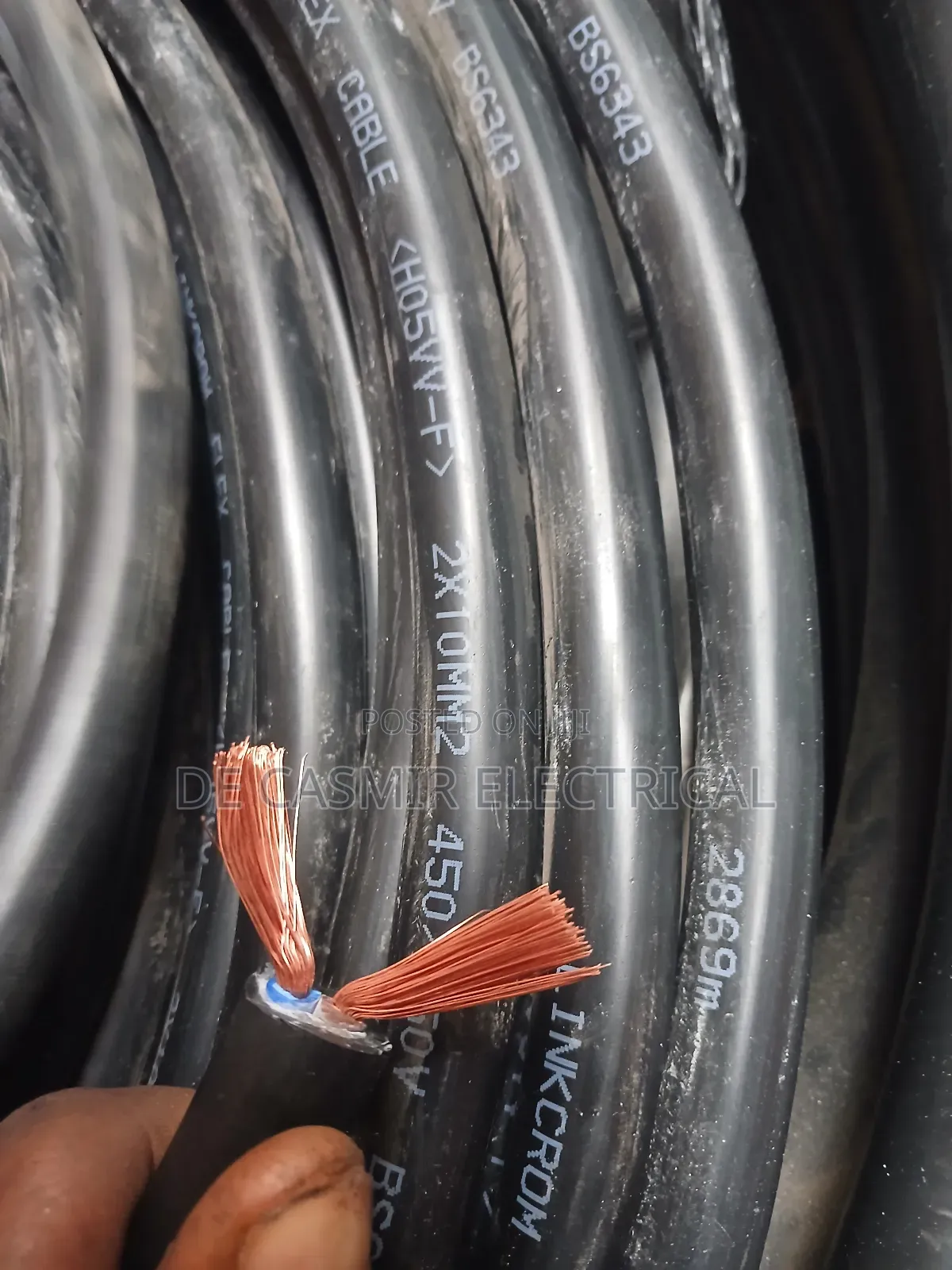 2x10mm2 Flexible Cable
