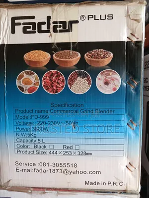 Fadar Plus Blender 3800w