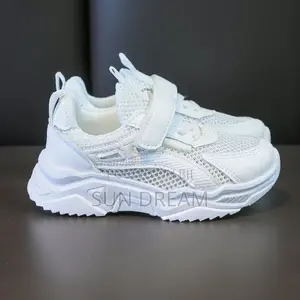 White Shoe Kids White Sneaker School Shoe Size 31 Inner 19cm