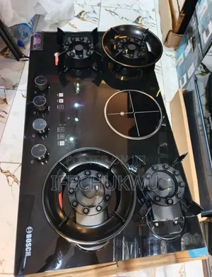 Original Bosch Inbuilt Cabinet Flips Up 4+1 Gas Electric Cooker Hob