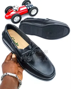 Pure Leather Clarks Lace Up Shoes