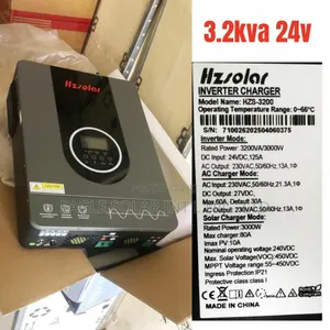 3.2kva 24v Hybrid Inverter. It Has 60a MPPT Charge Controller