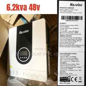 6.2kva 48v Hybrid Inverter. It Has 120a MPPT Charge Controller
