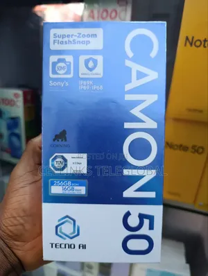 New Tecno Camon 50 256 GB Blue
