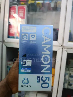 New Tecno Camon 50 Pro 256 GB Black