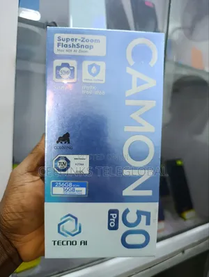 New Tecno Camon 50 Pro 256 GB Blue