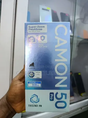 New Tecno Camon 50 Pro 256 GB Gray