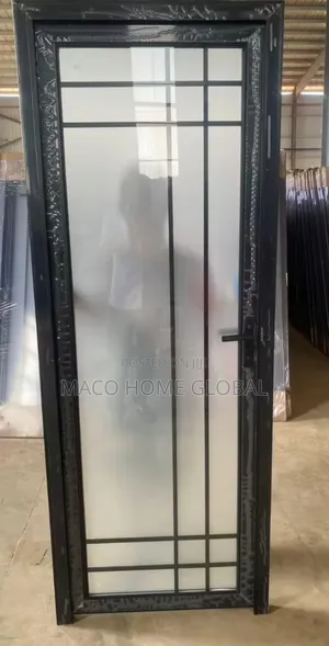 Aluminum Toilet and Bathroom Full Glass Door